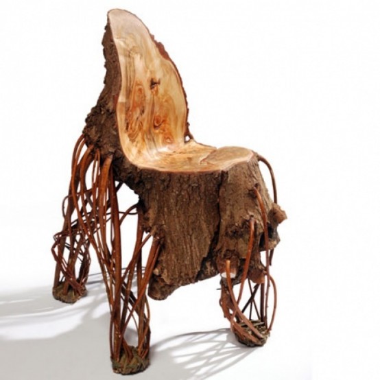 Crazy Chair Looking Like A Stump - DigsDi