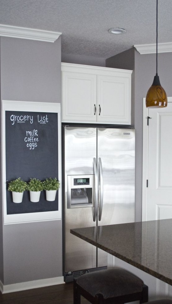 35 Creative Chalkboard Ideas For Kitchen Décor - DigsDi