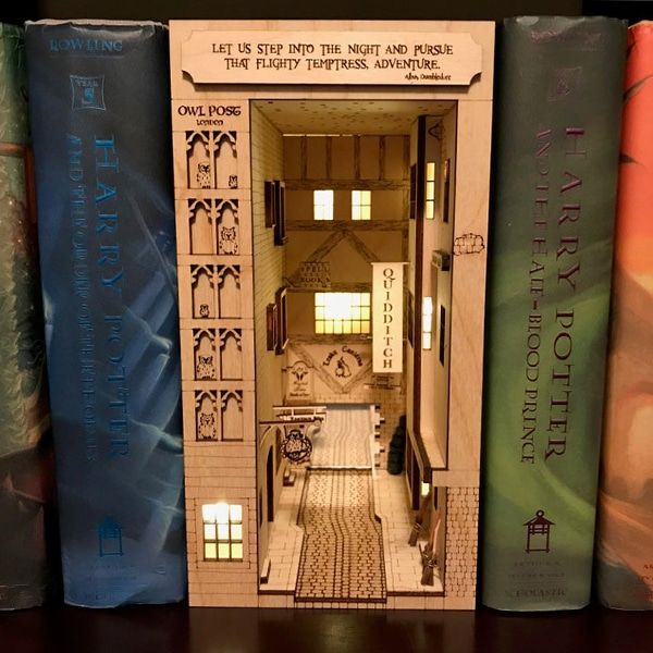10+ “Book Nook” Shelf Inserts That Are Adding Miniature Magic to .