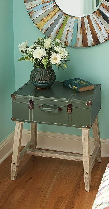 39 Creative Ways Of Reusing Vintage Suitcases For Home #Decor .