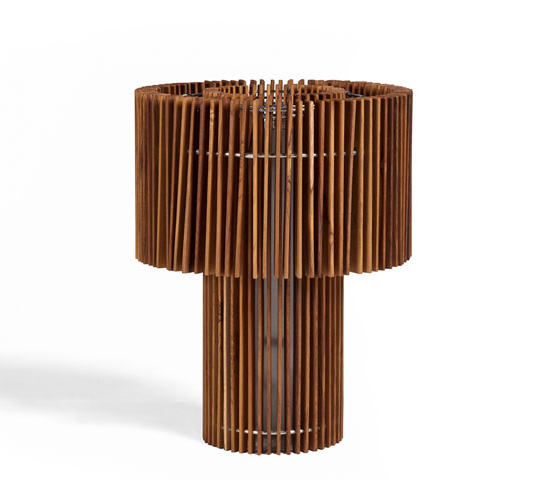 Creative Wood Table And Floor Lamps - DigsDi