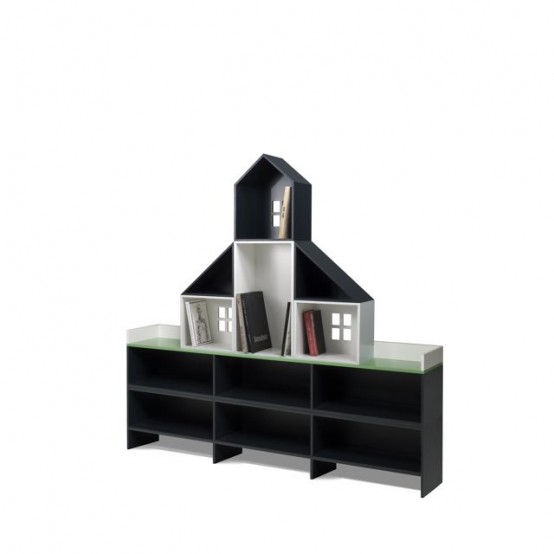 Customizable Modular Bookcase That Looks Like a Doll House - DigsDi