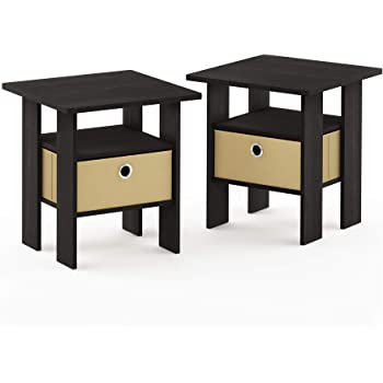 Amazon.com: Furinno End Table Bedroom Night Stand, Petite .