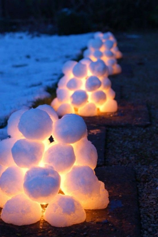 32 Cute Snowball Décor Ideas For Winter Holidays | Outdoor .