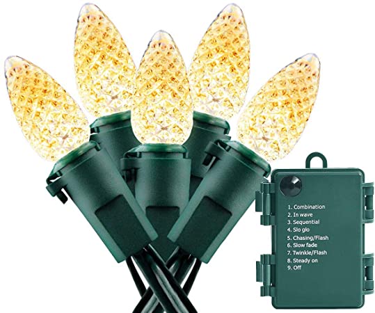 Amazon.com : ASENEK Battery Operated String Lights - 18ft 50 LED .