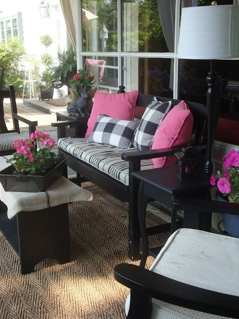 56 Cutie Pastel Patio Design Ideas | Porch furniture, Front porch .