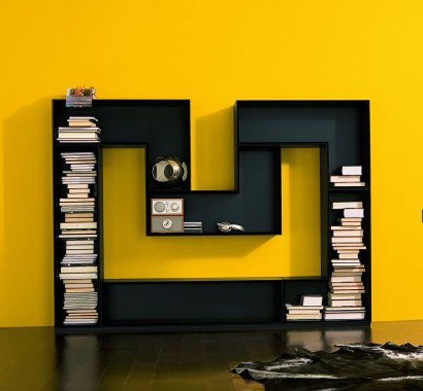 tetris shelf | Estantes creativos, Diseño de estantería, Interior