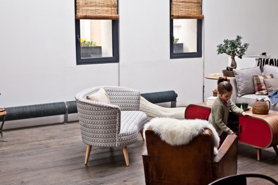 Double Eclectic Loft With Industrial Touches - DigsDi