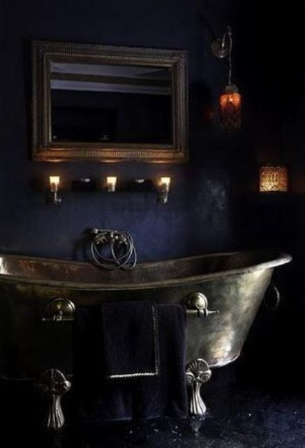 22 Dramatic Gothic Bathroom Designs Ideas | DigsDigs | Gothic .