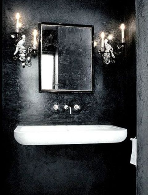 dramatic-gothic-bathroom-design-ideas-18 - Home Architecture and .