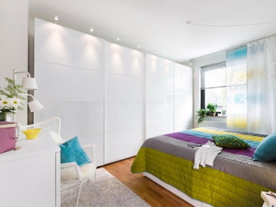 Dynamic And Colorful IKEA Bedroom Renovation - DigsDi