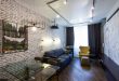Eclectic And Bright Moscow Apartment With Accent Walls - DigsDi