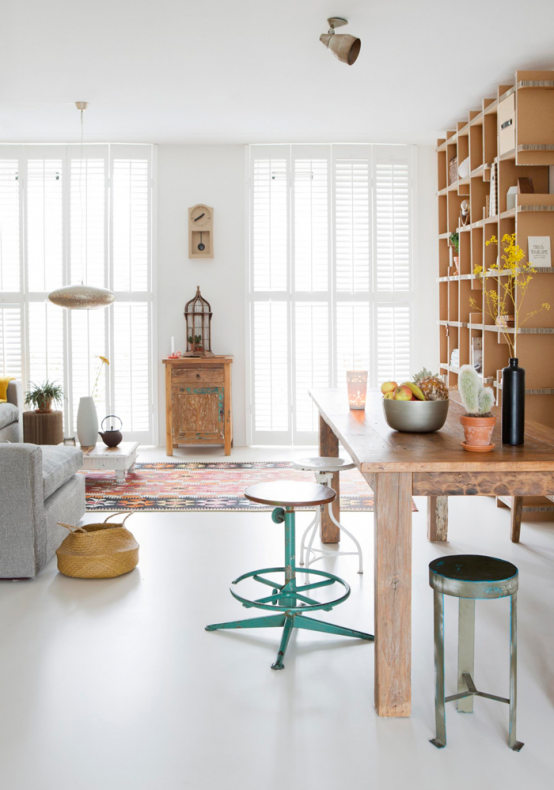Eclectic Dutch House Filled With Indian Furniture And Accessories