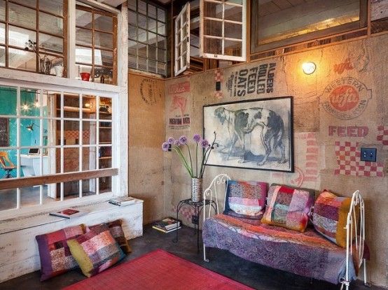 Amazing Eclectic Loft In A Crazy Mix Of Styles And Colors - How .