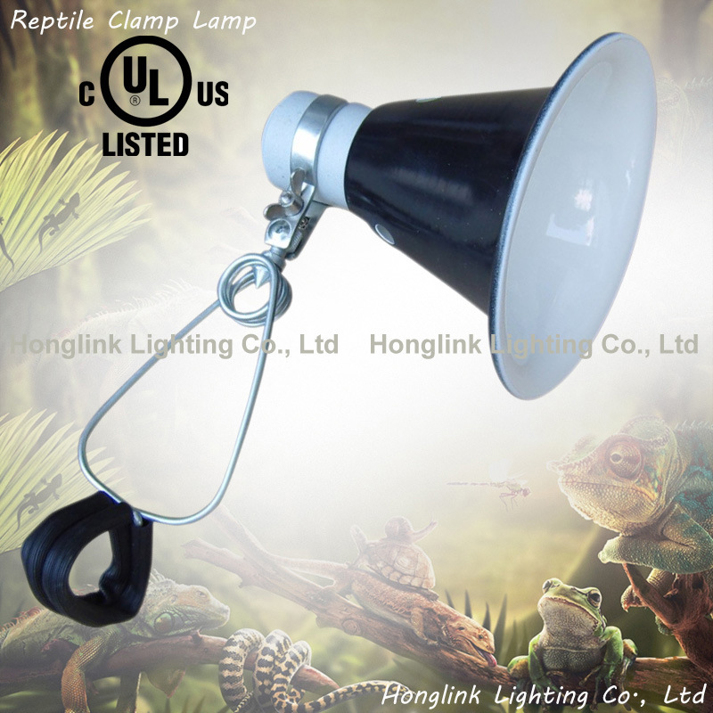China Hot Sale Eco-Friendly UL Terrarium Pet Reptile Clamp Lamp .