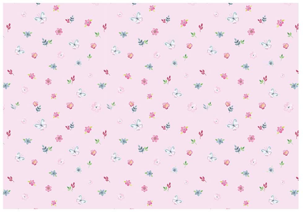 Amazon.com: TaoGift Pink Floral Butterfly Shelf Drawer Liner Self .
