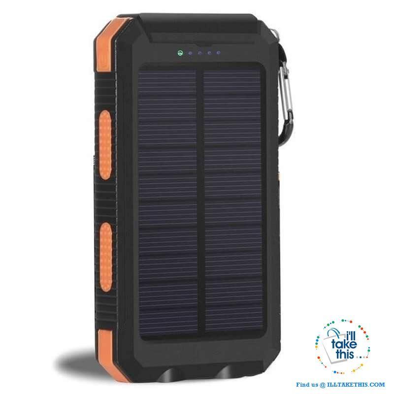 Eco-Friendly Solar Power Bank Real 20000 mAh Dual USB .