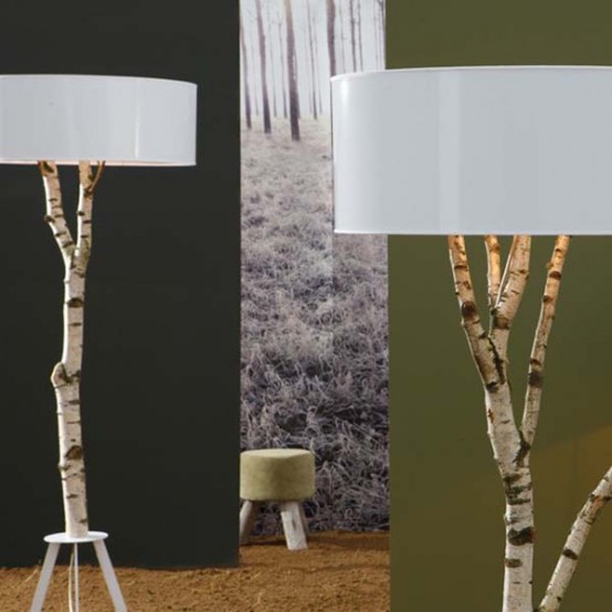 Ecological Lamp Made Of Natural Birch - DigsDi