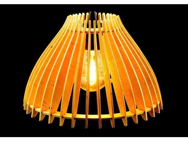 Plywood pendant lamp, wood lamp, natural lamp shade, ecological .