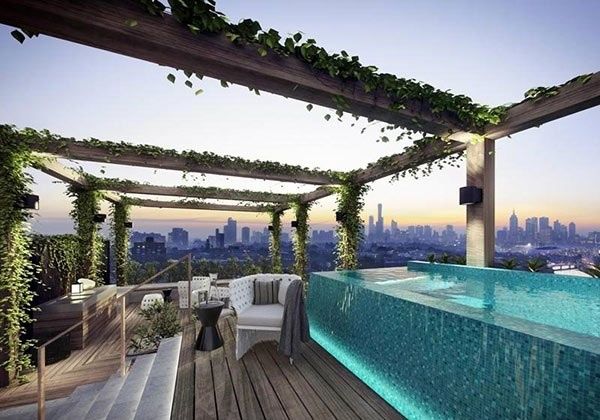 A stunning roof terrace design – 15 rooftop pools that will look .