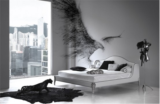 Elegant Black And White Bedroom Design Inspiration - DigsDi