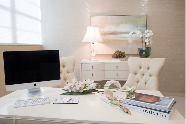 Create a Chic, Elegant Home Office | Hadley Court - Interior .