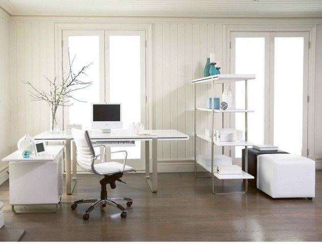 17 White Desk Designs For Your Elegant Home Office | Home office .