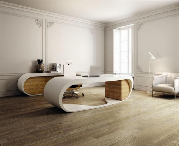 17 White Desk Designs For Your Elegant Home Offi