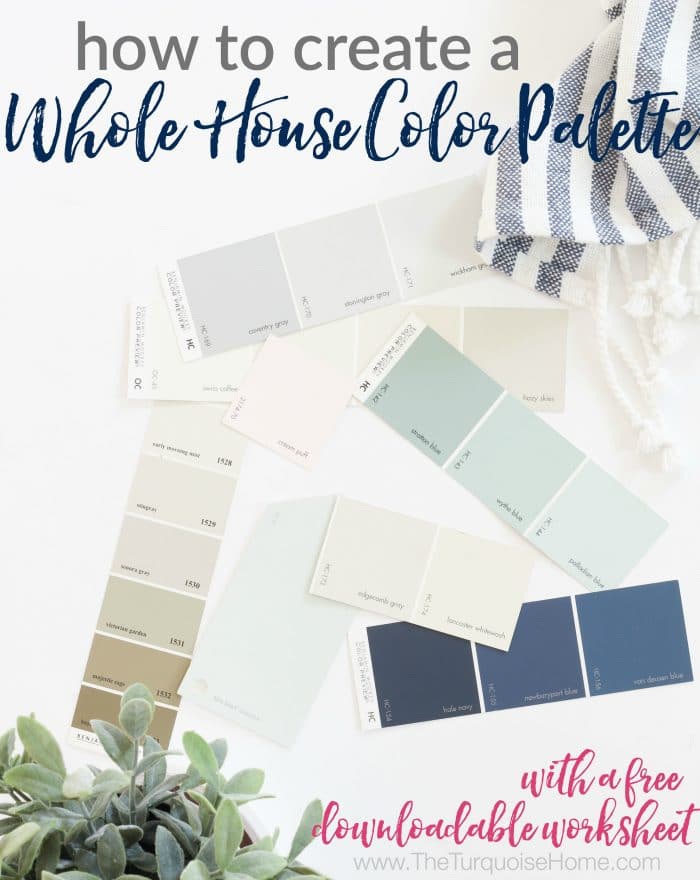 How to Create a Whole House Color Palette without Feeling Overwhelm