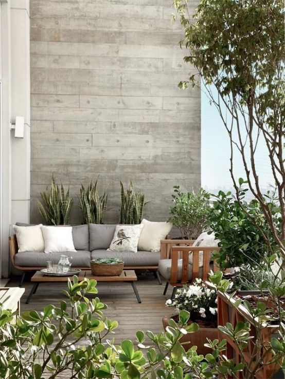 Elegant Terrace Designs In Neutral Shades: Neutral shades are .