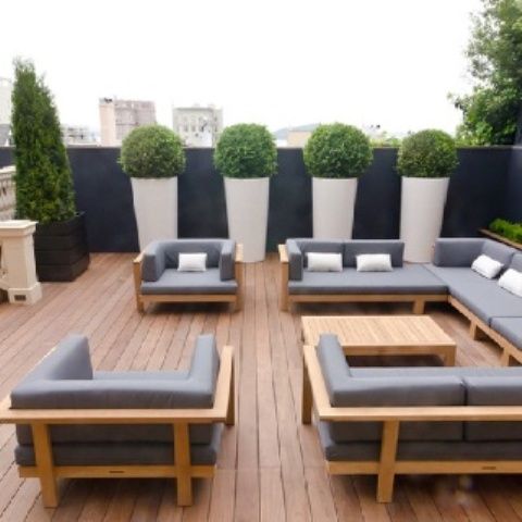 24 Elegant Terrace And Patio Designs In Neutral Shades | DigsDigs .