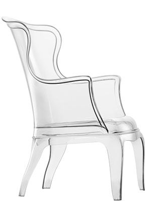 PEDRALI armchair PASHA (Transparent - Polycarbonate .