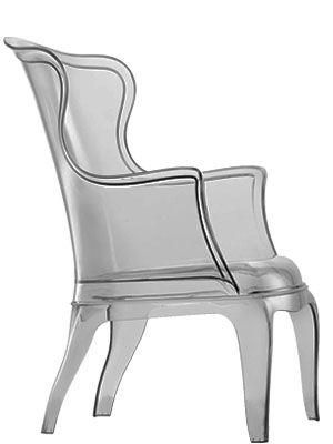 PEDRALI armchair PASHA (Smoke-Grey - Polycarbonate) - MyAreaDesign.c