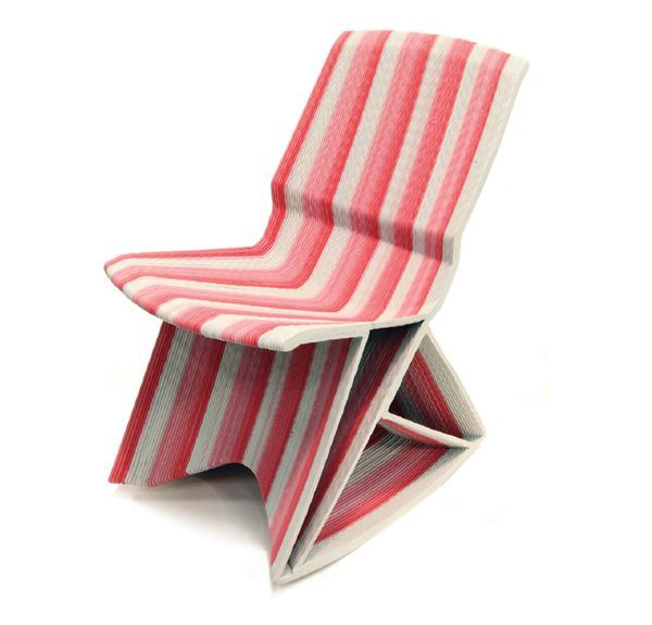 Endless Chair, 2011 by dutch furniture designer Dirk VanDer Kooij .