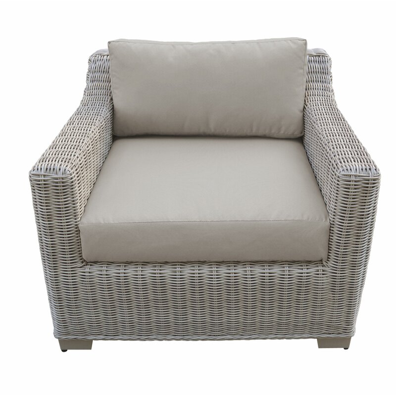 Rosecliff Heights Claire Patio Chair with Cushions | Wayfa