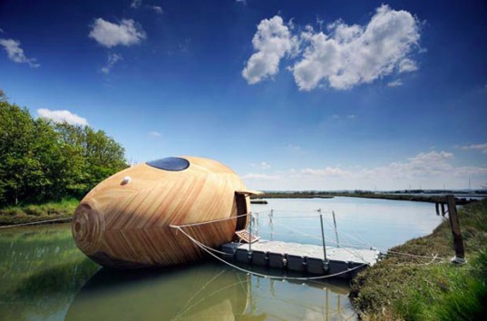 Exbury Egg: Amazing Self-Sustaining Floating Office Launches in .