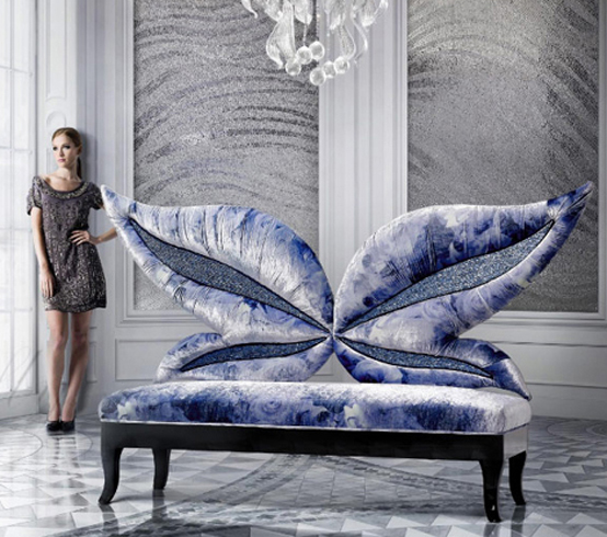 Exotic Seating Furniture For Glamour Or Surreal Interiors