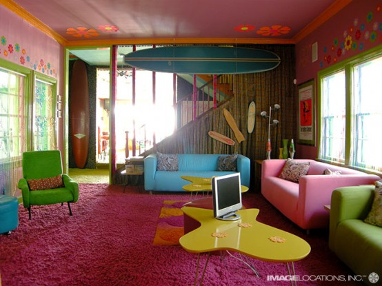 Extremely Colorful Beach House - DigsDi