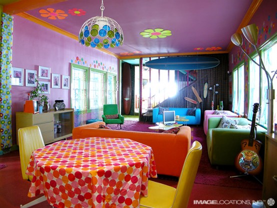 Extremely Colorful Beach House