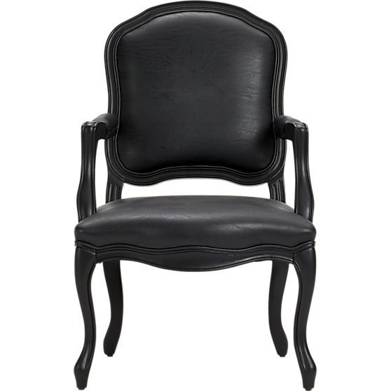 Stick Around Black Arm Chair - SOLD OUT | Black armchair, Black .