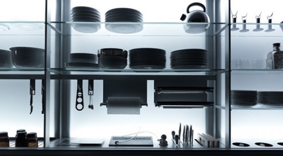 Extremely Ergonomic Kitchen Design - New Logica by Valcucine .
