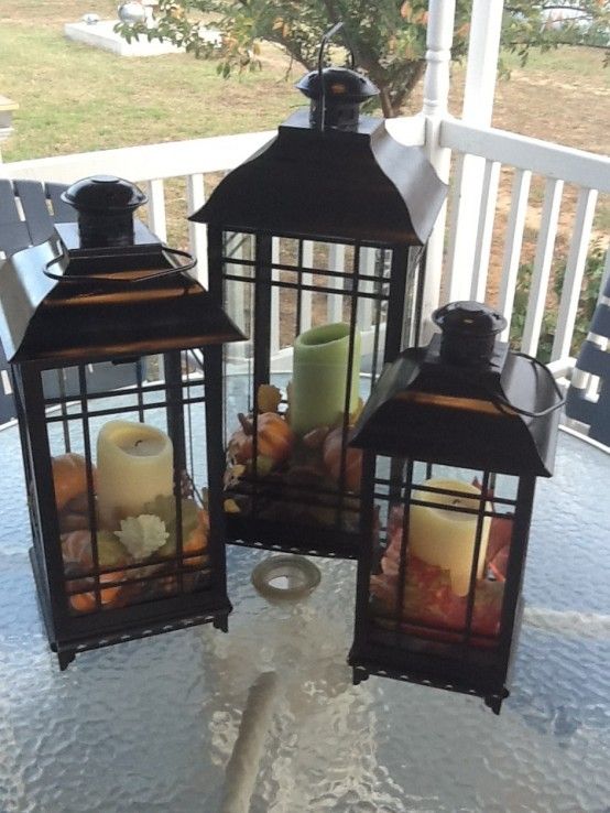 50 Fall Lanterns For Outdoor And Indoor Décor | Fall lanterns .