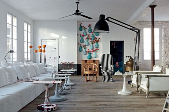 Famous Designer's Parisian Apartment In Eclectic Style - DigsDi