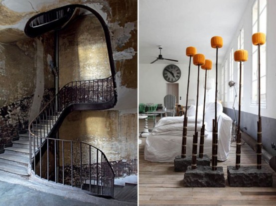 Famous Designer's Parisian Apartment In Eclectic Style - DigsDi