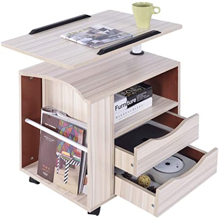 Mobile Table Laptop Desk Stand Notebook Trolley Tray Compact .