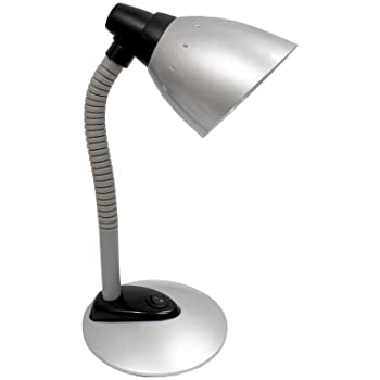 Simple Designs LD1008-SLV High Power LED Flexible Desk Lamp .