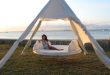 Floating Bed For Enjoying Staying Outdoors - DigsDi