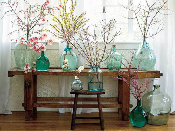 15 Floral Arrangements with Flowering Branches, Spring Home .