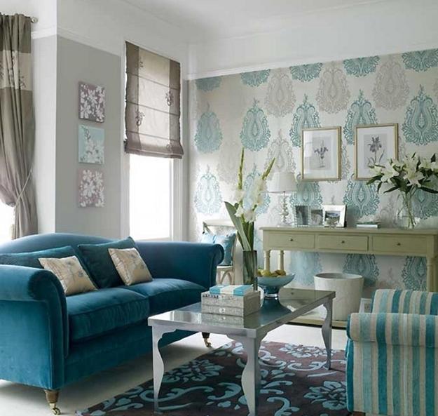 22 Ideas to Use Turquoise Blue Color for Modern Interior Design .