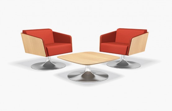 Fresh And Modern Interpretation of Classic Lounge Chairs - Lyra by .